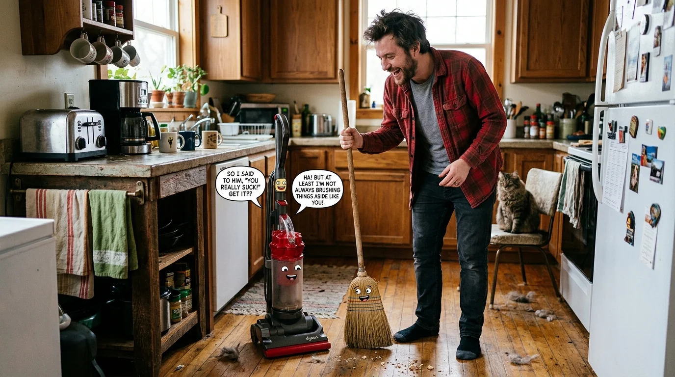 Family Broom Humor