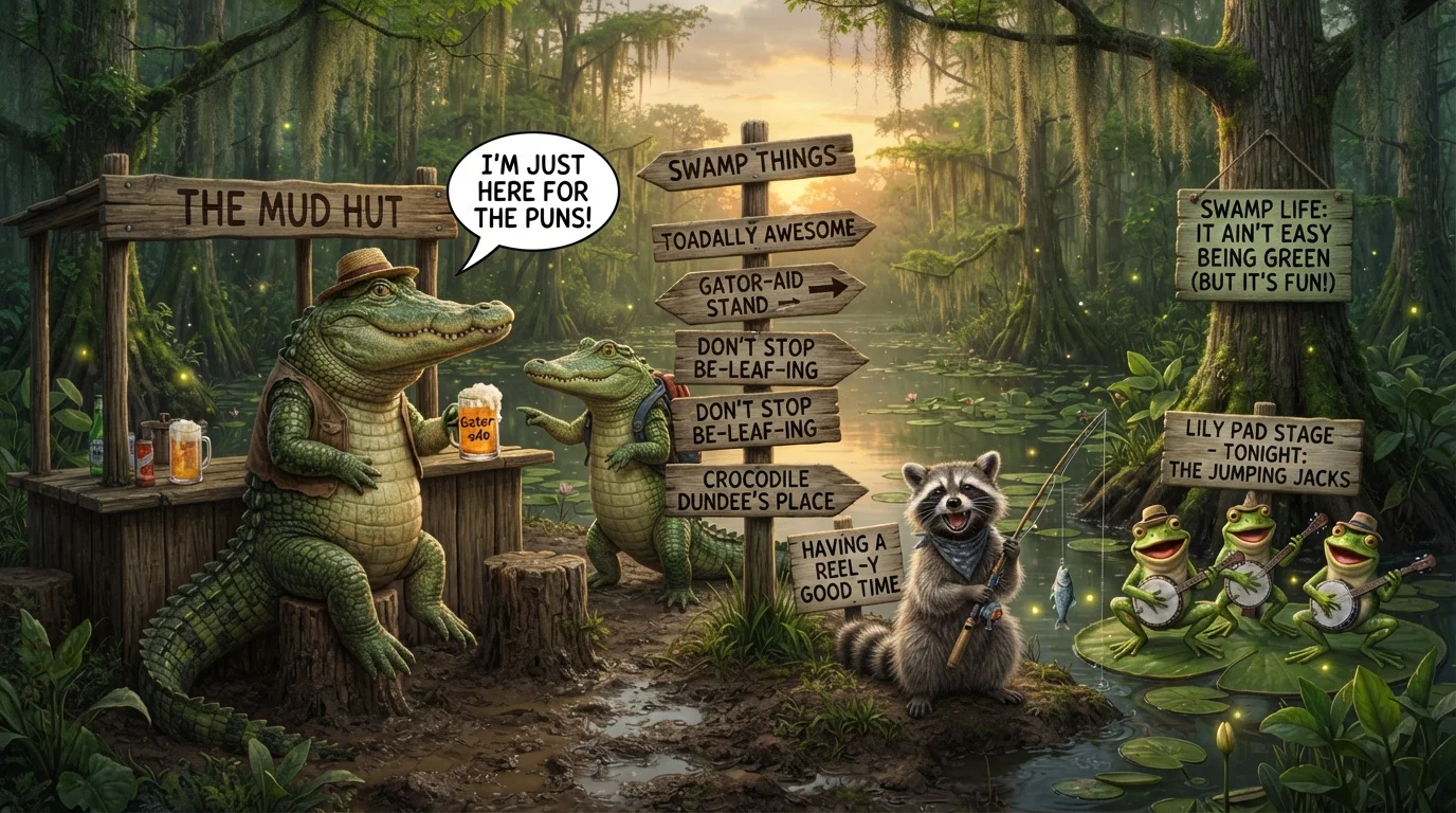 Swamp Caption Puns