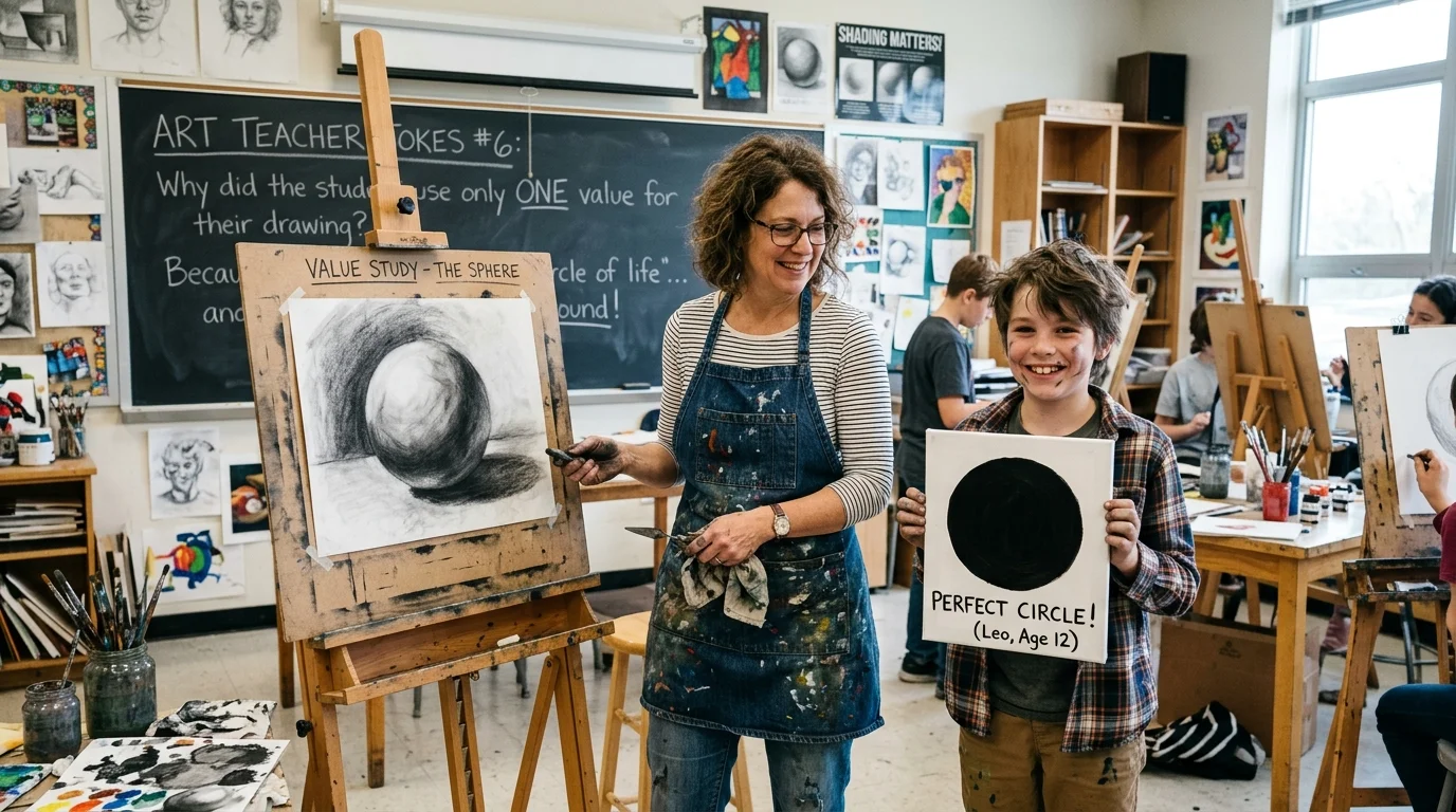 Art Teacher One-Liners
