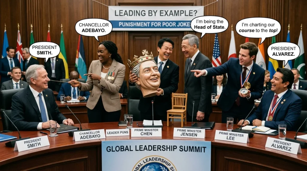 leader puns