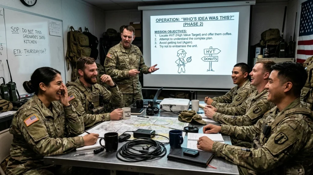 mission jokes